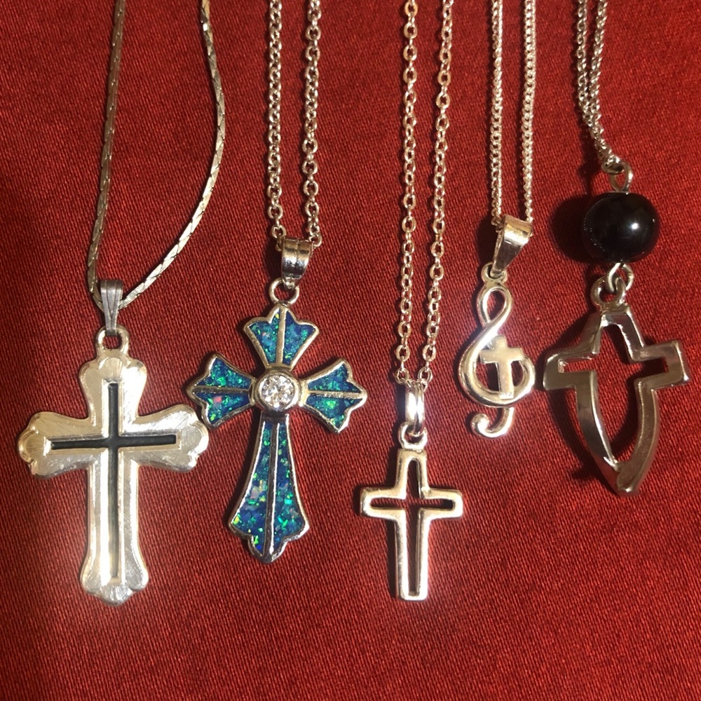 Assorted Silver Necklaces - image 4